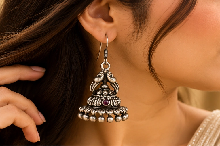 Silver Earring - Silver jewellery